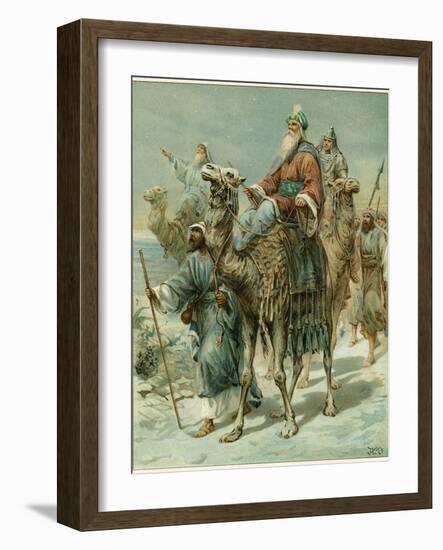 The Wise Men Seeking Jesus-Ambrose Dudley-Framed Giclee Print