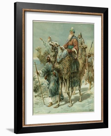 The Wise Men Seeking Jesus-Ambrose Dudley-Framed Giclee Print