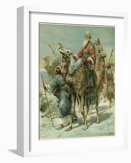 The Wise Men Seeking Jesus-Ambrose Dudley-Framed Giclee Print