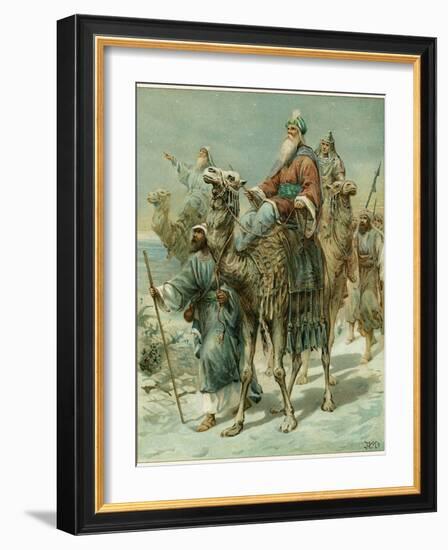 The Wise Men Seeking Jesus-Ambrose Dudley-Framed Giclee Print