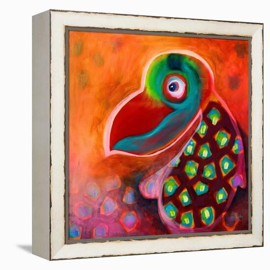 The Wise Parrot-Susse Volander-Framed Stretched Canvas