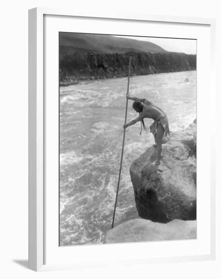 The Wishham Fisherman-Edward S^ Curtis-Framed Photo