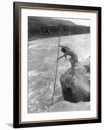 The Wishham Fisherman-Edward S^ Curtis-Framed Photo