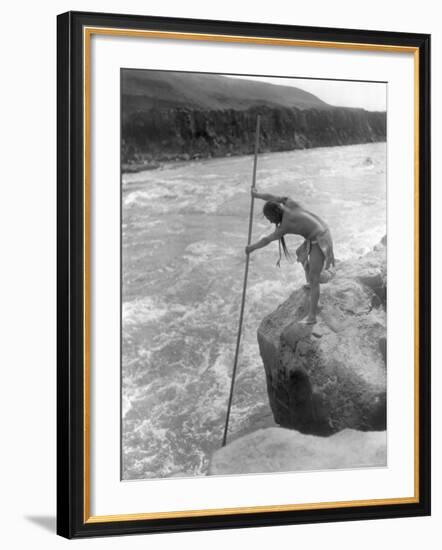 The Wishham Fisherman-Edward S^ Curtis-Framed Photo