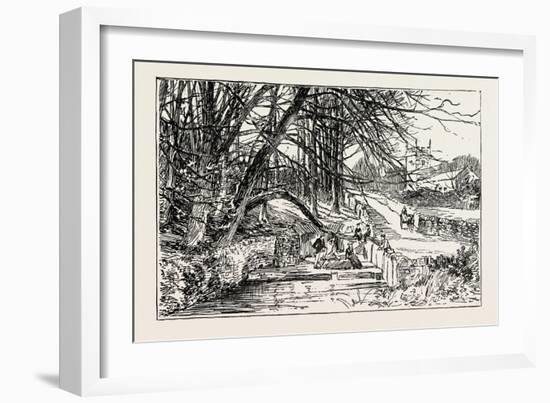 The Wishing Well, Upwey-null-Framed Giclee Print