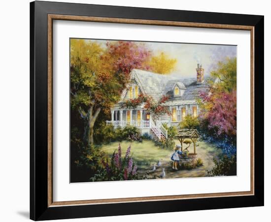 The Wishing Well-Nicky Boehme-Framed Giclee Print