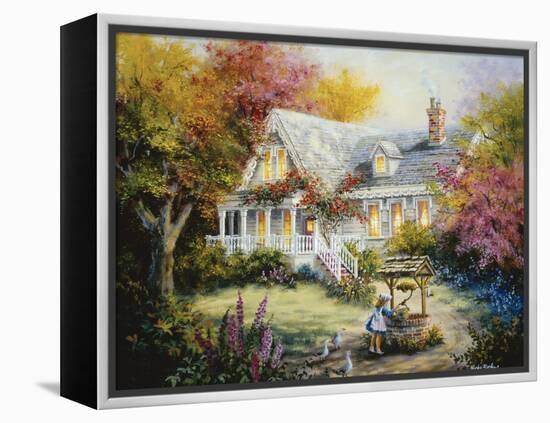 The Wishing Well-Nicky Boehme-Framed Premier Image Canvas