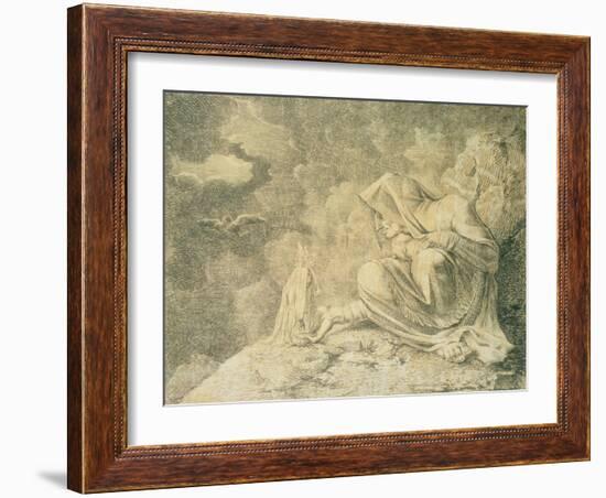 The Witch and the Mandrake, 18th Century-Henry Fuseli-Framed Giclee Print