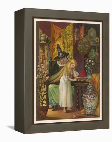 The Witch Combs Gerda's Hair-Eleanor Vere Boyle-Framed Stretched Canvas