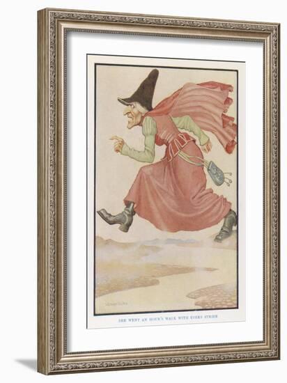 The Witch Goes an Hour's Walk with Every Stride-Monro S. Orr-Framed Art Print