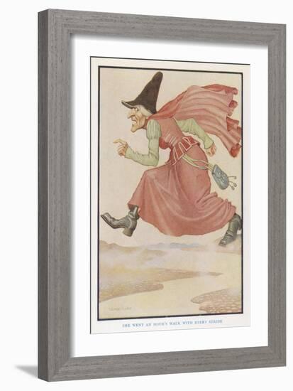The Witch Goes an Hour's Walk with Every Stride-Monro S. Orr-Framed Art Print