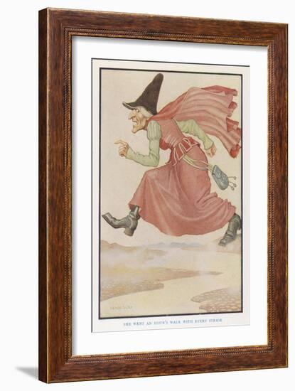 The Witch Goes an Hour's Walk with Every Stride-Monro S. Orr-Framed Art Print