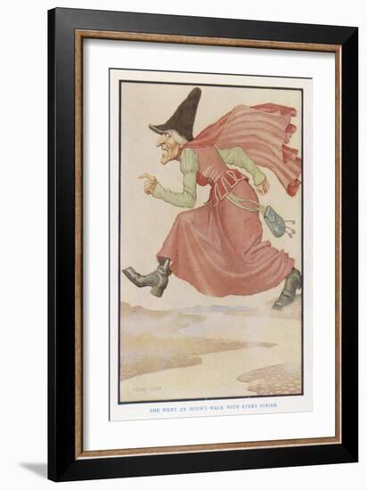 The Witch Goes an Hour's Walk with Every Stride-Monro S. Orr-Framed Art Print