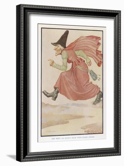 The Witch Goes an Hour's Walk with Every Stride-Monro S. Orr-Framed Art Print