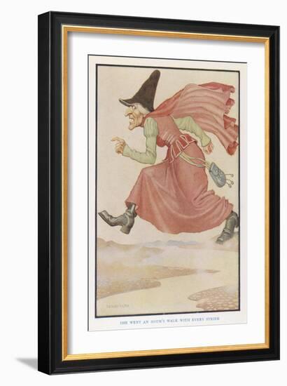 The Witch Goes an Hour's Walk with Every Stride-Monro S. Orr-Framed Art Print