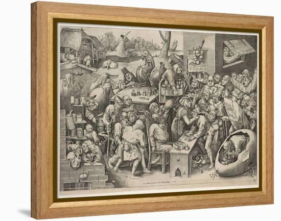 The Witch of Malleghem-Pieter Bruegel the Elder-Framed Premier Image Canvas