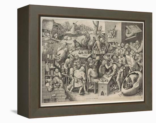 The Witch of Malleghem-Pieter Bruegel the Elder-Framed Premier Image Canvas