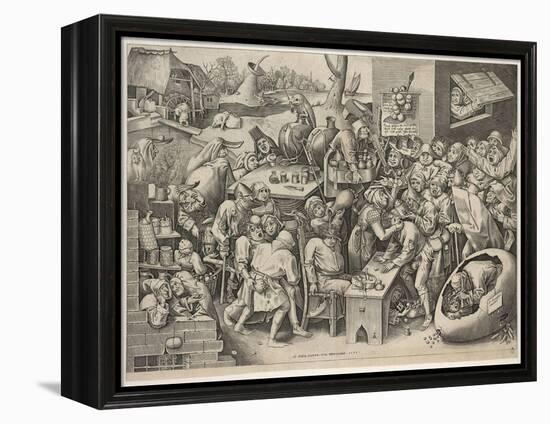 The Witch of Malleghem-Pieter Bruegel the Elder-Framed Premier Image Canvas