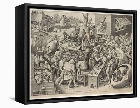 The Witch of Malleghem-Pieter Bruegel the Elder-Framed Premier Image Canvas