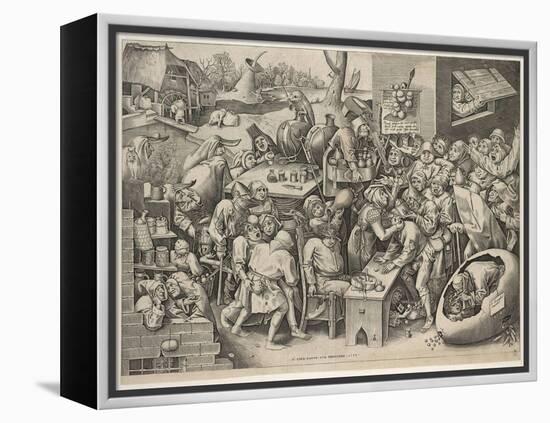 The Witch of Malleghem-Pieter Bruegel the Elder-Framed Premier Image Canvas