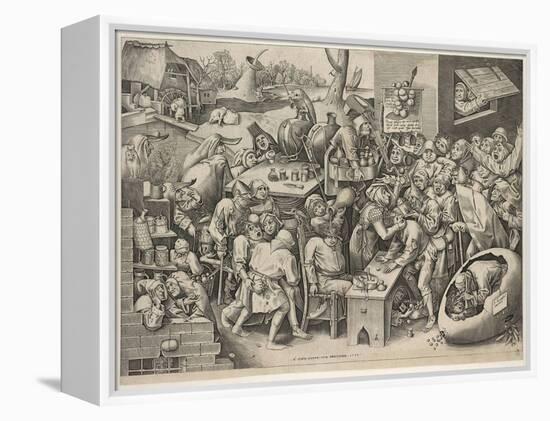 The Witch of Malleghem-Pieter Bruegel the Elder-Framed Premier Image Canvas