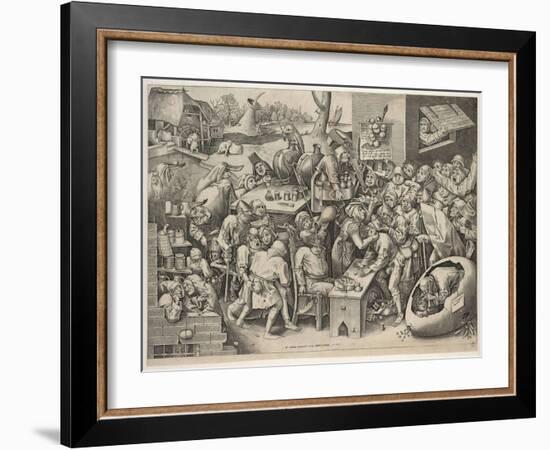 The Witch of Malleghem-Pieter Bruegel the Elder-Framed Giclee Print