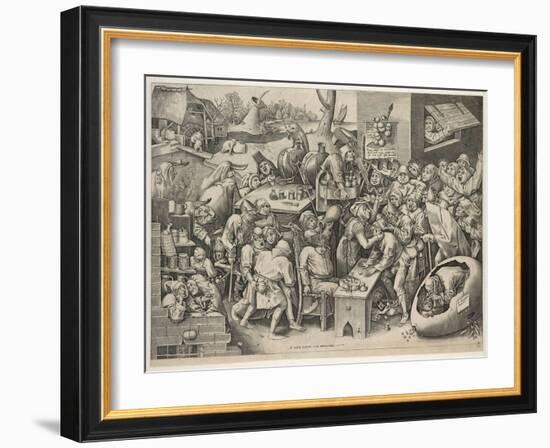 The Witch of Malleghem-Pieter Bruegel the Elder-Framed Giclee Print