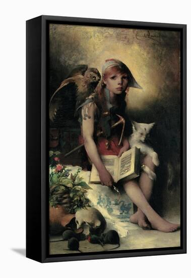 The Witch's Daughter, 1881-Carl Larsson-Framed Premier Image Canvas