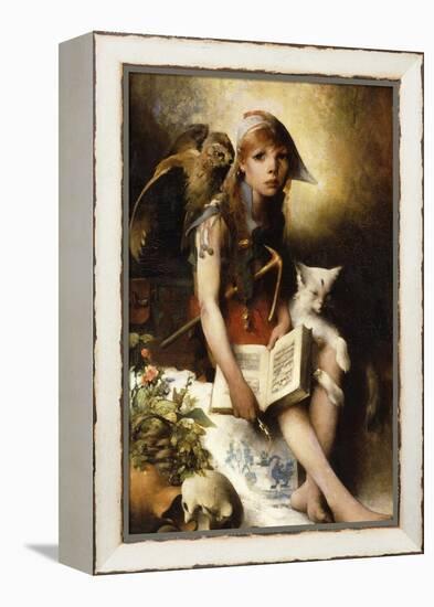 The Witch's Daughter-Carl Larsson-Framed Premier Image Canvas