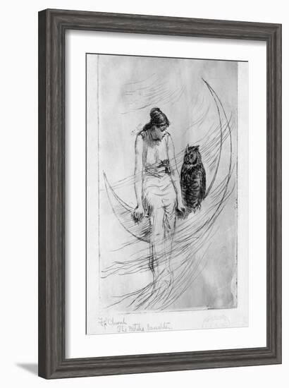 The Witch's Daughter-Frederick Stuart Church-Framed Premium Giclee Print