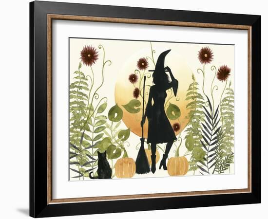 The Witch's Garden II-Grace Popp-Framed Art Print