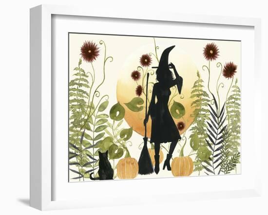 The Witch's Garden II-Grace Popp-Framed Art Print