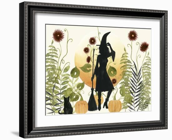 The Witch's Garden II-Grace Popp-Framed Art Print