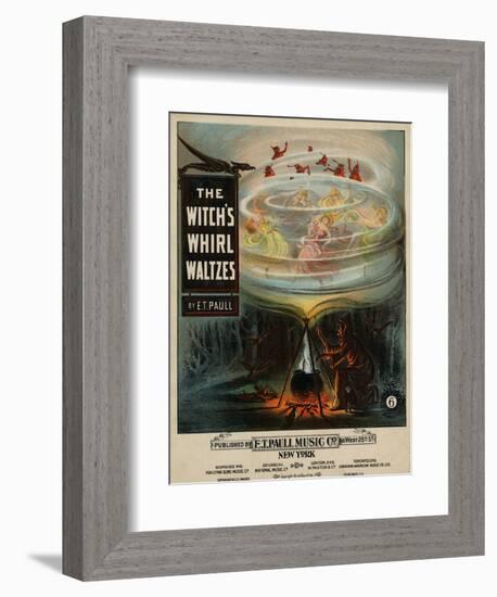 The Witch's Whirl Waltzes, Sam DeVincent Collection, National Museum of American History-null-Framed Art Print