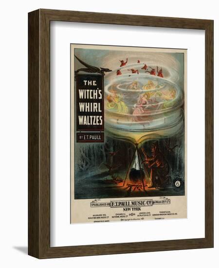 The Witch's Whirl Waltzes, Sam DeVincent Collection, National Museum of American History-null-Framed Art Print