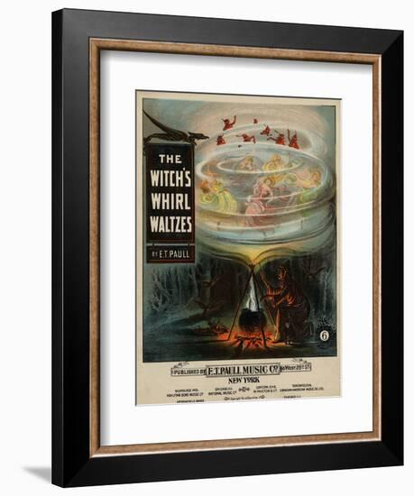 The Witch's Whirl Waltzes, Sam DeVincent Collection, National Museum of American History-null-Framed Art Print