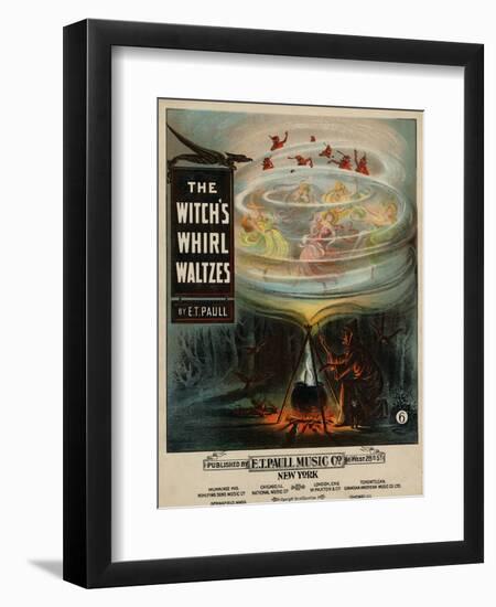 The Witch's Whirl Waltzes, Sam DeVincent Collection, National Museum of American History--Framed Art Print