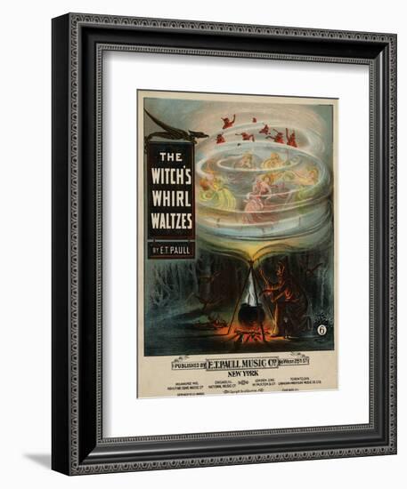 The Witch's Whirl Waltzes, Sam DeVincent Collection, National Museum of American History-null-Framed Art Print