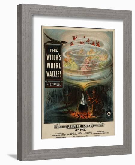 The Witch's Whirl Waltzes, Sam DeVincent Collection, National Museum of American History-null-Framed Art Print