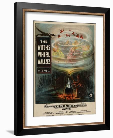The Witch's Whirl Waltzes, Sam DeVincent Collection, National Museum of American History-null-Framed Art Print