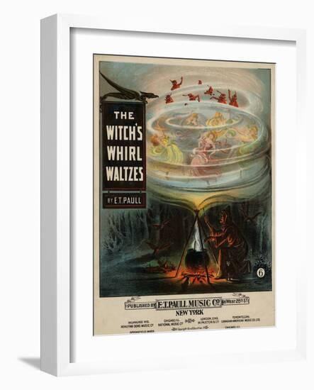 The Witch's Whirl Waltzes, Sam DeVincent Collection, National Museum of American History-null-Framed Art Print