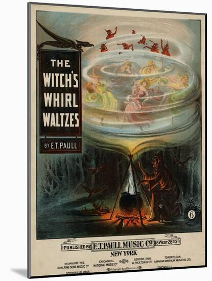 The Witch's Whirl Waltzes, Sam DeVincent Collection, National Museum of American History-null-Mounted Art Print