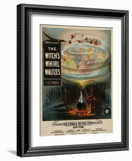 The Witch's Whirl Waltzes, Sam DeVincent Collection, National Museum of American History-null-Framed Art Print