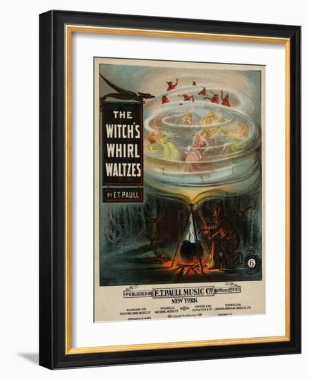 The Witch's Whirl Waltzes, Sam DeVincent Collection, National Museum of American History-null-Framed Art Print