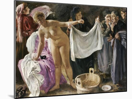 The Witches, 1897-Lovis Corinth-Mounted Giclee Print