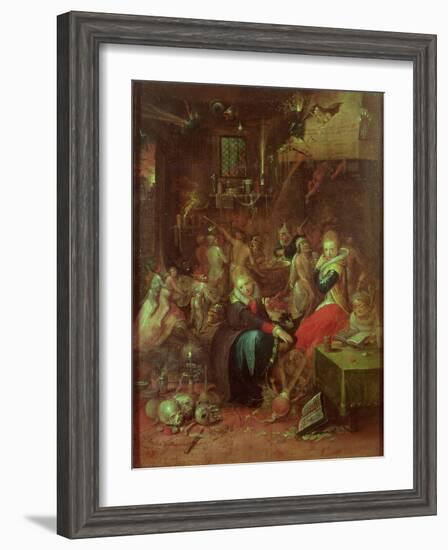 The Witches' Sabbath, 1606-Frans Francken the Younger-Framed Giclee Print