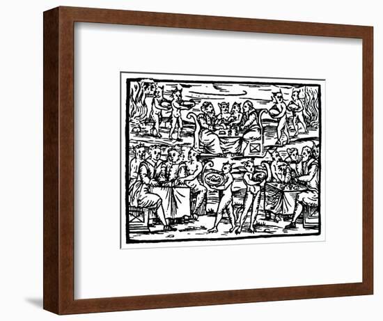 The witches' sabbath, 1608 (19th century)-Unknown-Framed Giclee Print