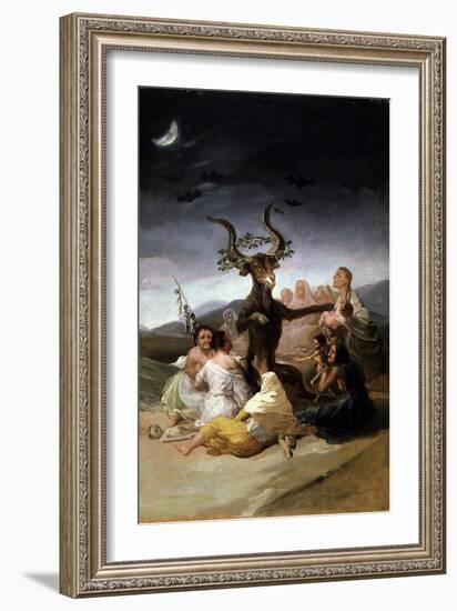 The Witches' Sabbath, 1797-98-Francisco de Goya-Framed Giclee Print