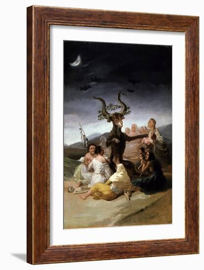 The Witches' Sabbath, 1797-98-Francisco de Goya-Framed Giclee Print