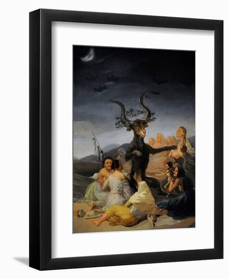 The Witches Sabbath, 1797-98-Francisco Jose de Goya y Lucientes-Framed Giclee Print